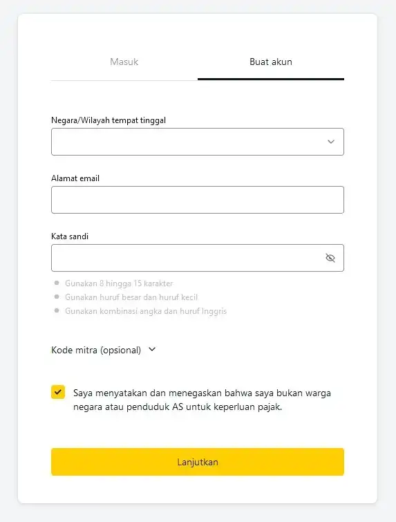 Cara Mengakses Terminal Web Exness MT5
