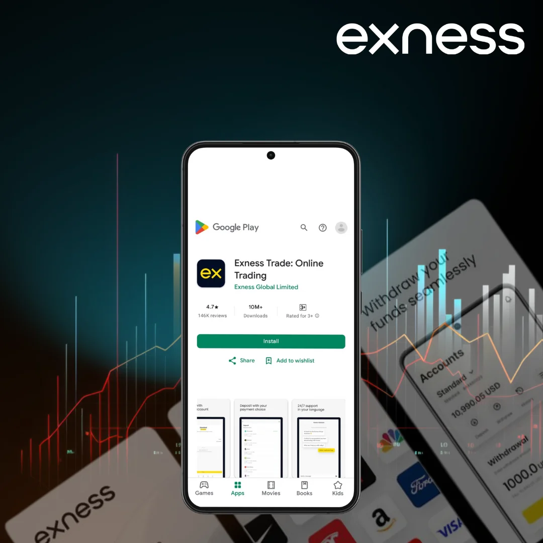 Exness Android uygulaması