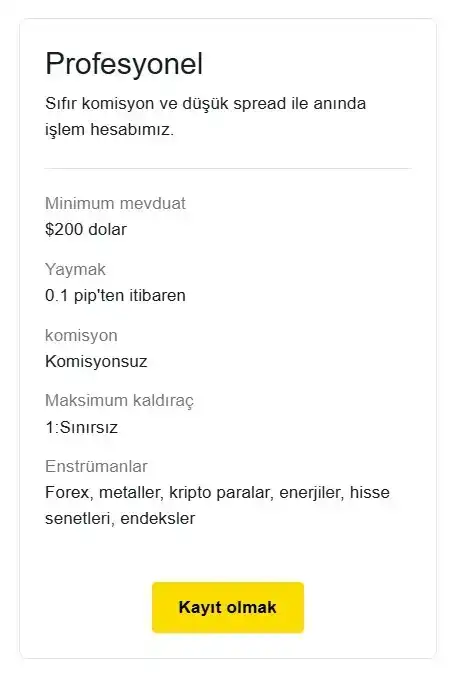 Pro Hesabı